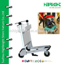 airport luggage cart with hand brake